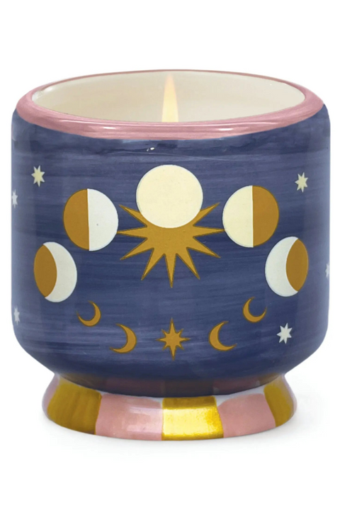 Paddywax A Dopo Moon Ceramic Candle - Jasmine & Rose