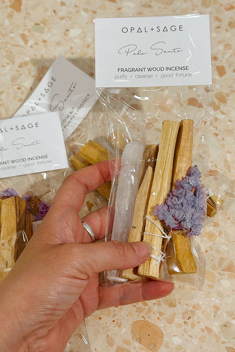 Palo Santo Floral Smudge Kit