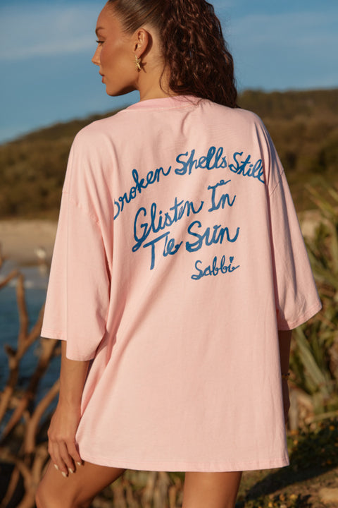 The Shell Titty Tee - Pink