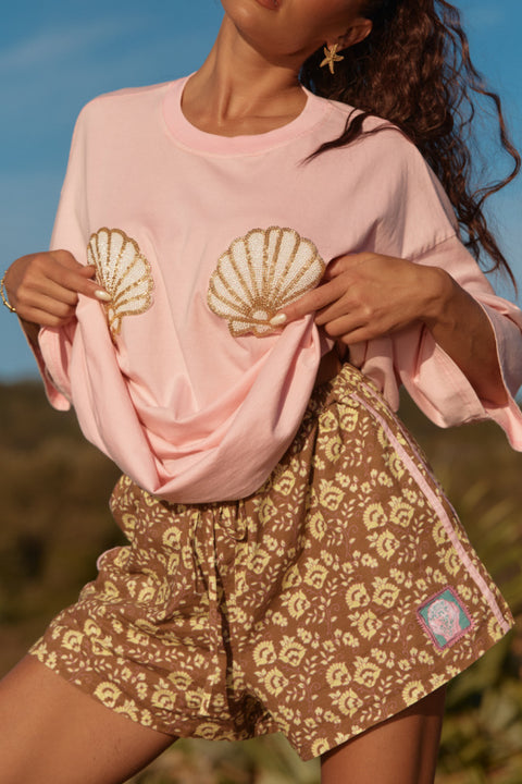 The Shell Titty Tee - Pink