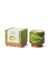 Paddywax A Dopo Crocodile Ceramic Candle - Prickly Pear