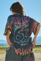 Flaming Prism Tee - Black