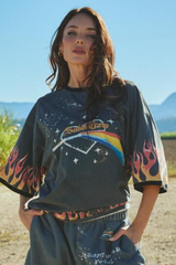 Flaming Black Shorts