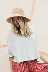 Raffia Bucket Hat