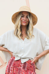 Raffia Bucket Hat