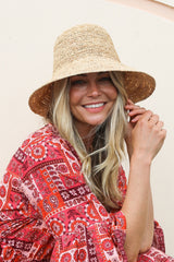 Raffia Bucket Hat