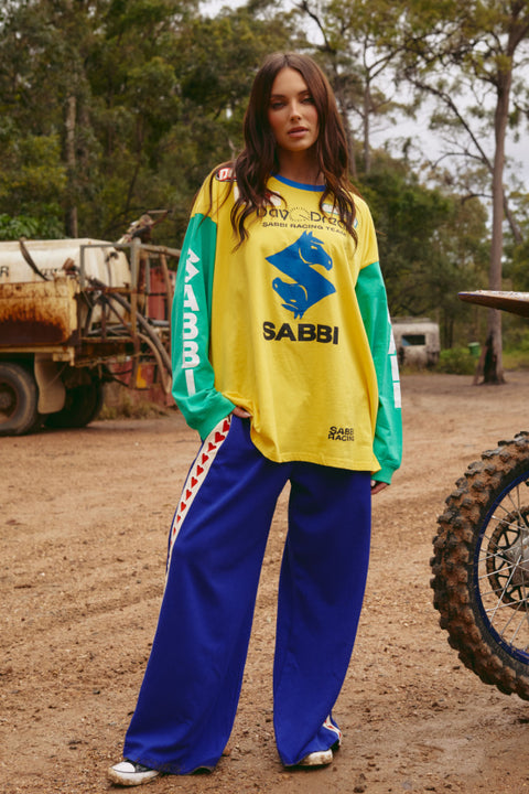 The Raving Hearts Pants - Blue