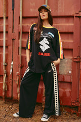 The Raving Hearts Pants - Black