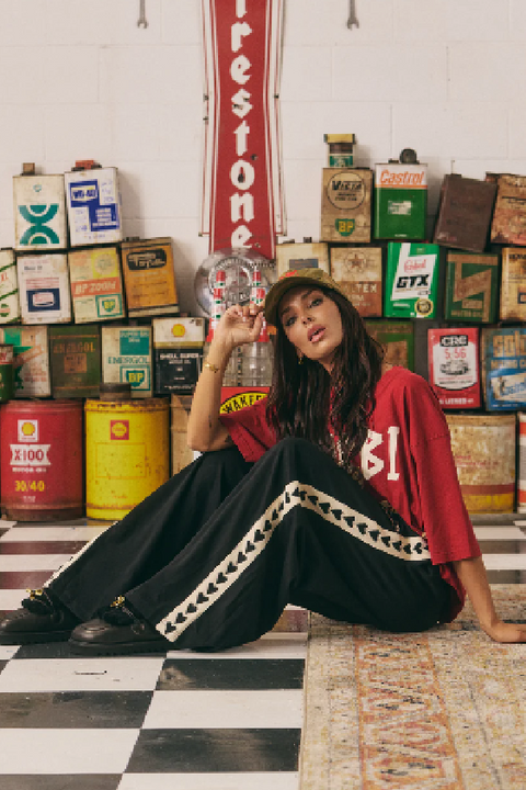The Raving Hearts Pants - Black