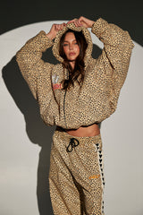 The Raving Heart Pants - Drill Leopard