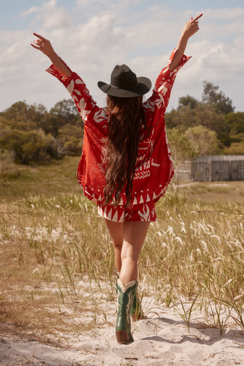 The Don Julio Shirt -Red Margie