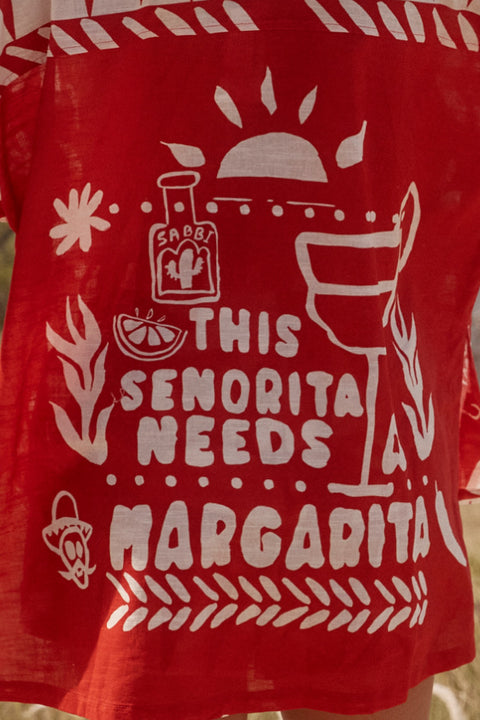 The Don Julio Shirt -Red Margie