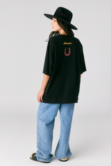 The Very Oversized Rodeo Tee - Black