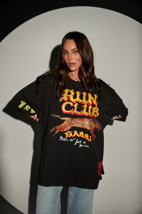 The Run Club Tee - Black