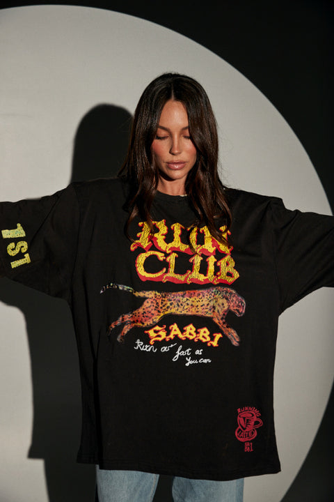 The Run Club Tee - Black