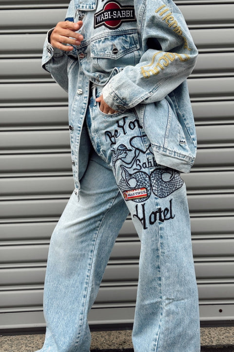 Mermaid Racing Denim Jean