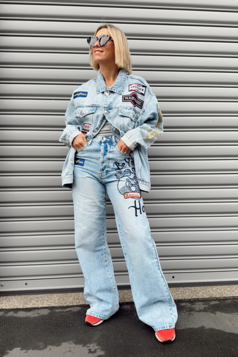 Mermaid Racing Denim Jean