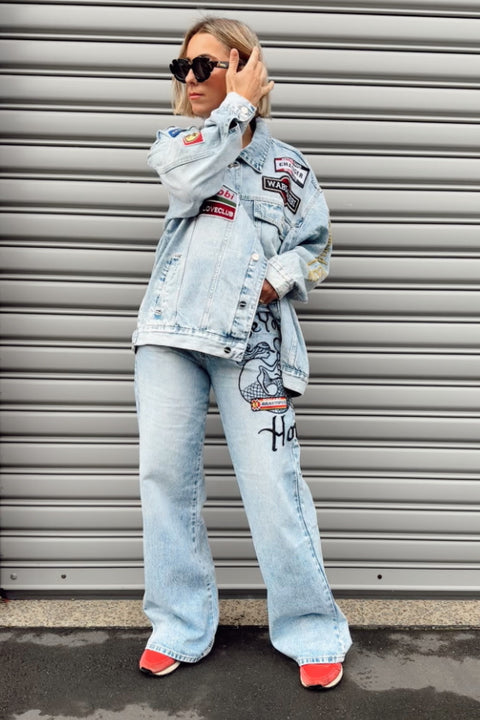 Mermaid Racing Denim Jean