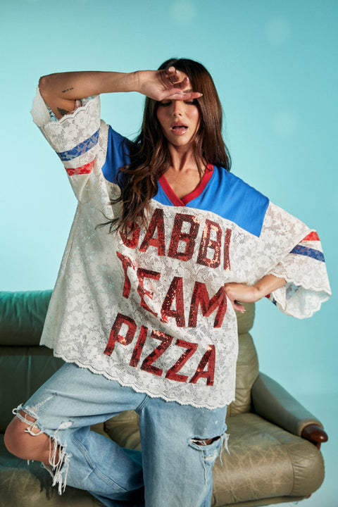 Team Love Jersey - Cream Lace - COMING SOON
