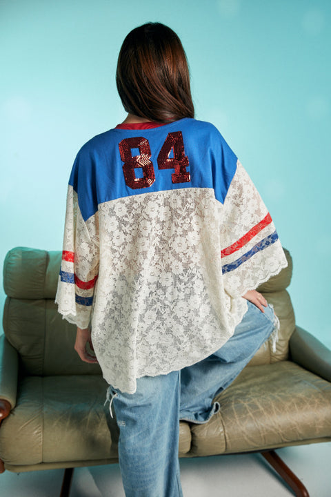 Team Love Jersey - Cream Lace - COMING SOON