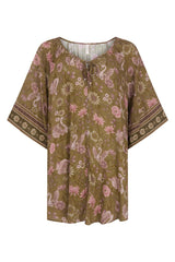Swan Lake Tunic Dress - Sage
