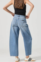 Gigi Barrel Jean - Brad Blue