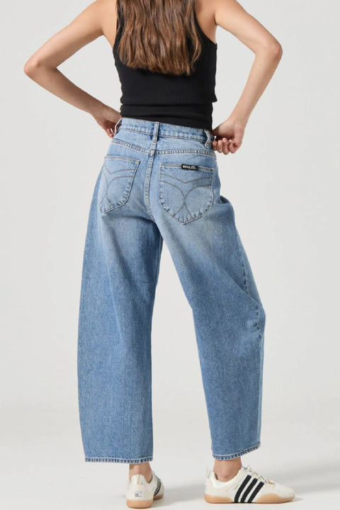 Gigi Barrel Jean - Brad Blue