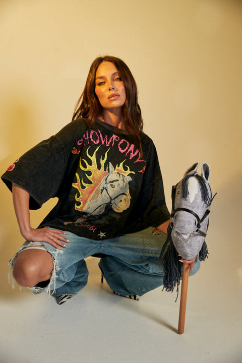 Show Pony Bling Tee - Black