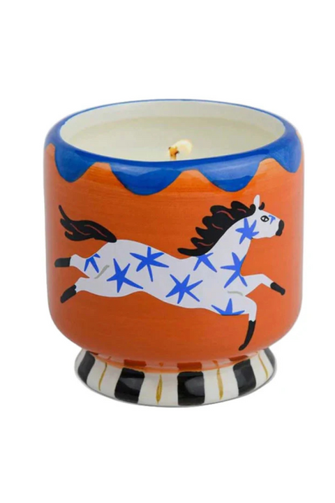 Paddywax A Dopo Horse Ceramic Candle - Sienna Sunset
