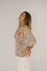 Sorry Mom Tee - Leopard