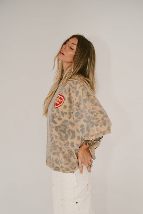 Sorry Mom Tee - Leopard