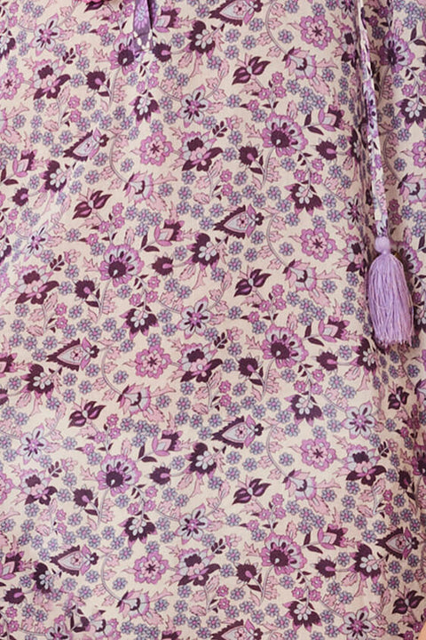 Sienna Sleeveless Tunic Dress - Lilac