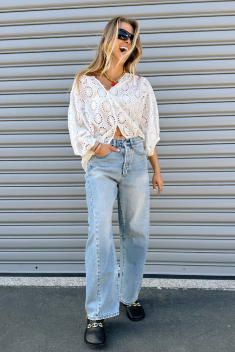 Yaya Blouse - Antique White