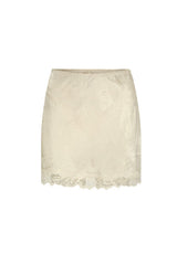 Dubois Bias Mini Skirt - Pearl