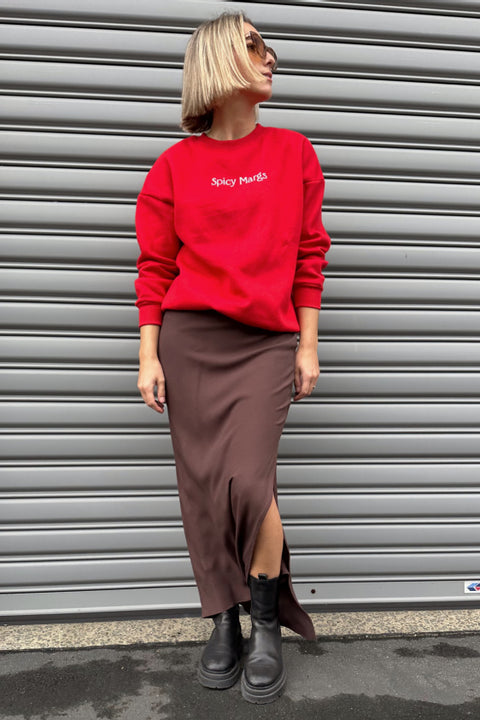 Spicy Margs Sweatshirt - Red