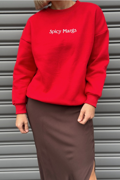 Spicy Margs Sweatshirt - Red