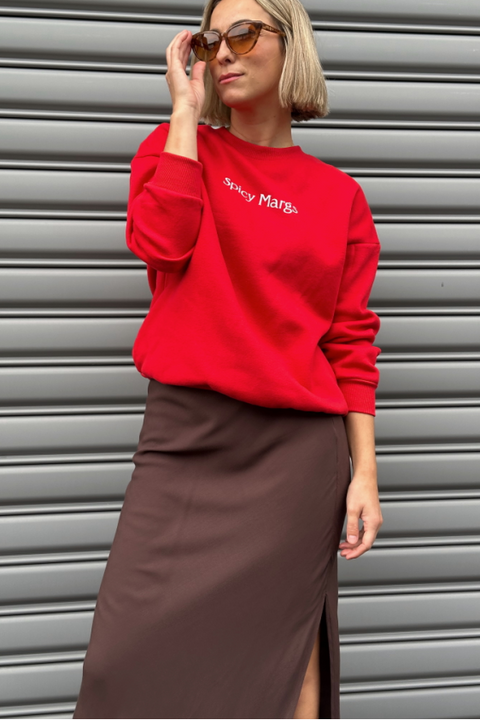 Spicy Margs Sweatshirt - Red
