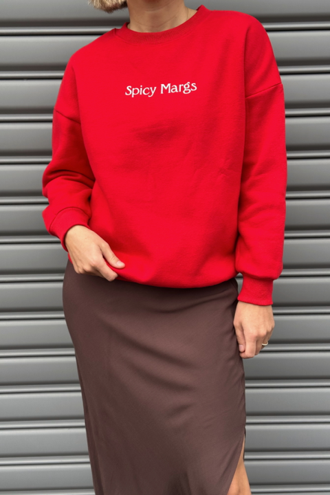 Spicy Margs Sweatshirt - Red