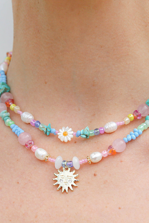 Rainbow Sun Necklace