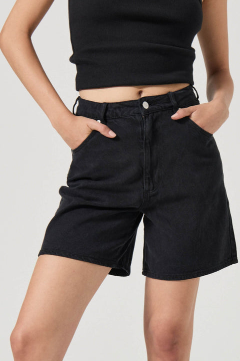 Super Mirage Denim Shorts - Lyocell Ash