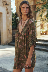 Swan Lake Tunic Dress - Sage