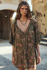 Swan Lake Tunic Dress - Sage