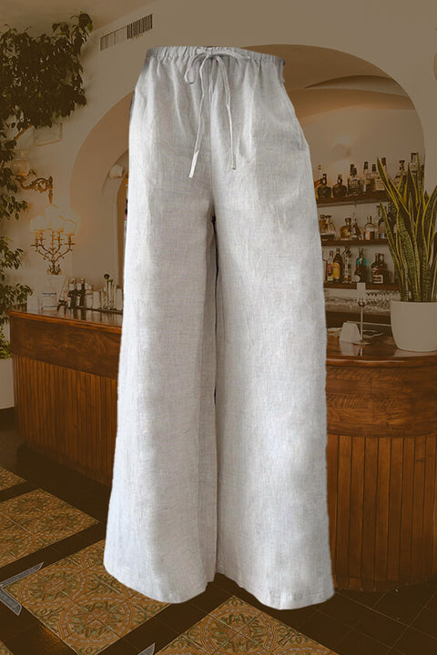 Tara Linen Pants - Natural