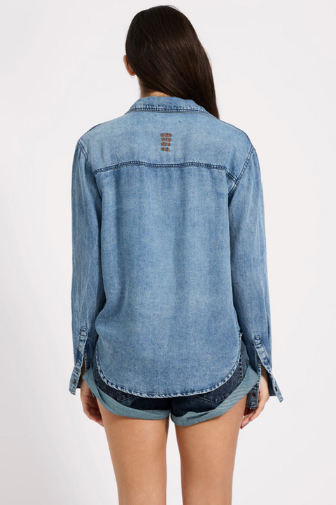 Tencel Western Shirt - Blue