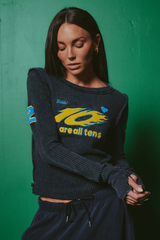 The Ten on Repeat Longsleeve - Black