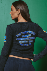 The Ten on Repeat Longsleeve - Black