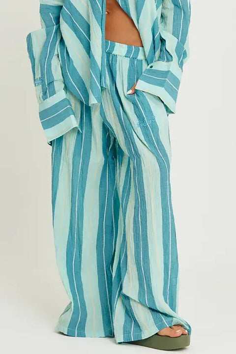 The Mexicola Pants - Pop Stripe Blue