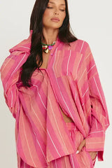 The Don Julio Shirt - Pop Stripe Peach