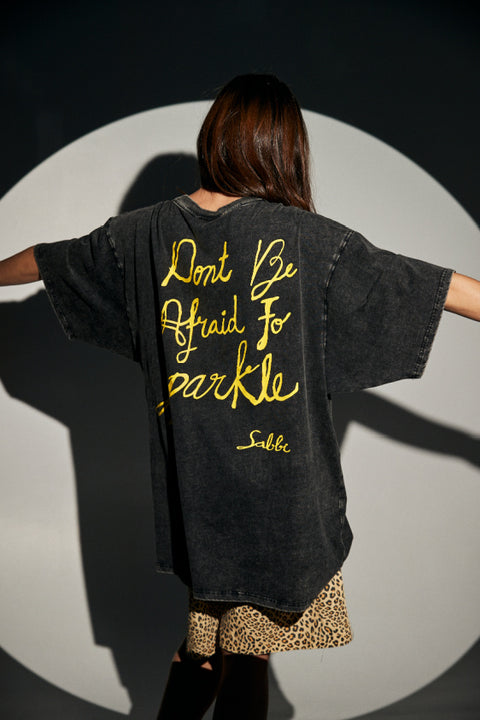 Sparkle Titty Tee - Black