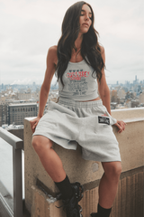 Be Happy Tank - Grey